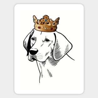 Harrier Dog King Queen Wearing Crown Magnet